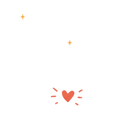 Sterne Love Sticker by KleinerSpatzWesterstetten