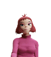 Happy 3D Sticker by Gorillaz