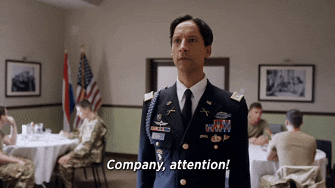 Danny Pudi Army GIF by Comedy Club FOX