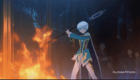 tales of zestiria fire GIF by Funimation