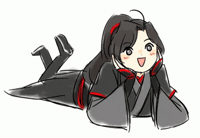 Chibi Wei Wuxian GIF