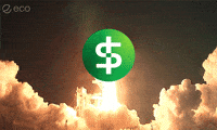 To The Moon Crypto GIF by Eco