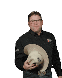 Hat Trick Thank You Sticker by Justin Boots