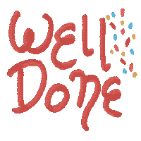 Well Done Good Job Sticker