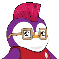 Penguin Be Quiet Sticker by Pudgy Penguins