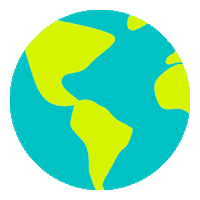 World Rotating Sticker by DR Ultra