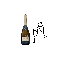 Bottle Of Wine Drinking Sticker by Kavaklidere Wines