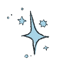 Blue Star Sticker