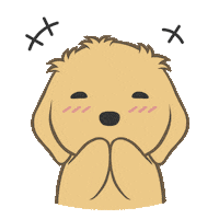 Happy Dog Sticker by kesanitw