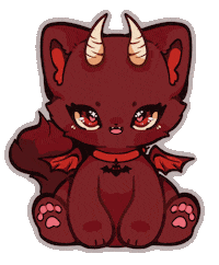 Red Cat Sticker