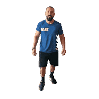 baseniteroi man strong muscle base Sticker