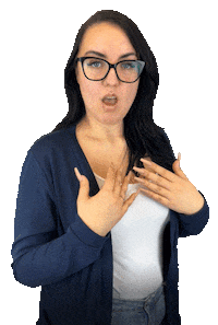 Surprised Rita Sticker by dentapart