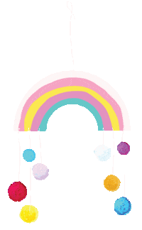 Rainbow Earrings Sticker by Loome