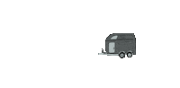 horzdrive pferd anhänger horsetrailer pferdeanhänger Sticker