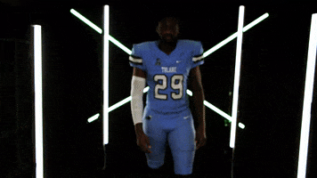 College Sports Football GIF by GreenWave