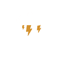 Lightning Bliksem Sticker by studio tent