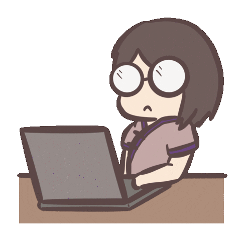Stressed Illustration Sticker