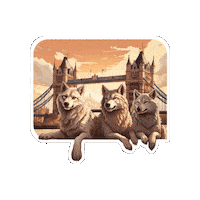 Wolffkraftwolf london the pack ldf epc Sticker