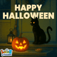 Cat Halloween GIF by Lucas and Friends by RV AppStudios