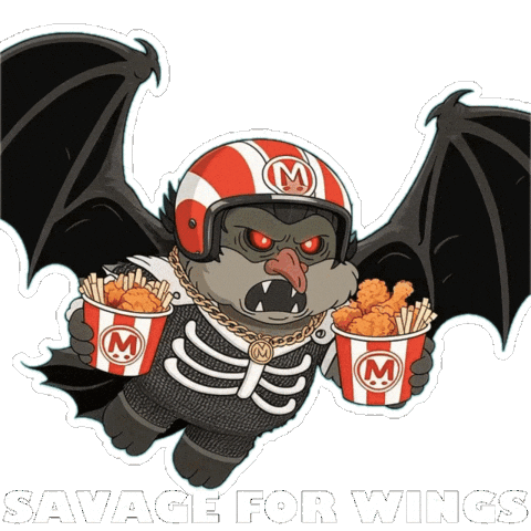Hungry Fast Food Sticker