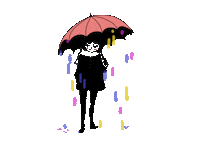Sad Girl Sticker