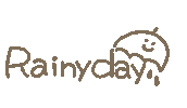 Rain 雨 Sticker