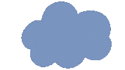 Vintage Cloud Sticker