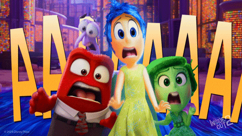 Inside Out Hello GIF by Disney Pixar