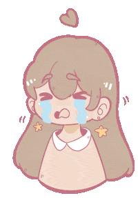 Sad Emotion Sticker by Alex and Inki