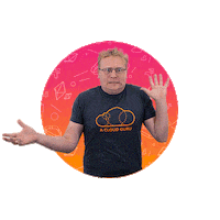 acloudguru shocked surprised no way oh no Sticker