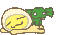 egg Sticker by miluegg