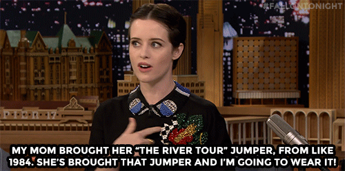 nbc clairefoybruce GIF by The Tonight Show Starring Jimmy Fallon