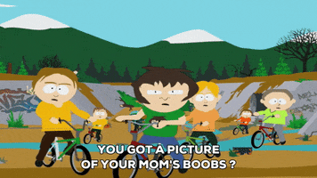 bikes nudes GIF by South Park