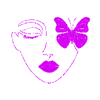 elistorycriativo butterfly boca borboleta elistorycriativo face Sticker