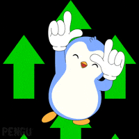 Crypto Arrow GIF by Pudgy Penguins