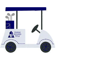 KansasSecuredTitle golf closing day golf cart kst Sticker