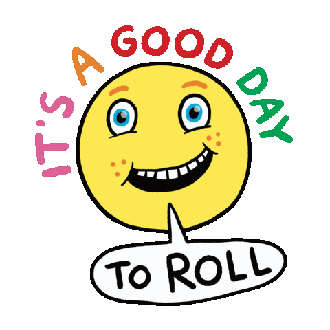 Rollerskate Lets Roll Sticker
