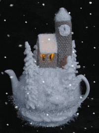 TeaCosyFolk christmas snow winter church GIF
