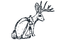 Jackalope Hifromsd Sticker by Travel South Dakota
