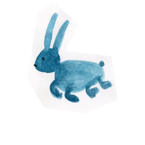 doodlepaperr giphygifmaker rabbit doodle doodlepaperr Sticker