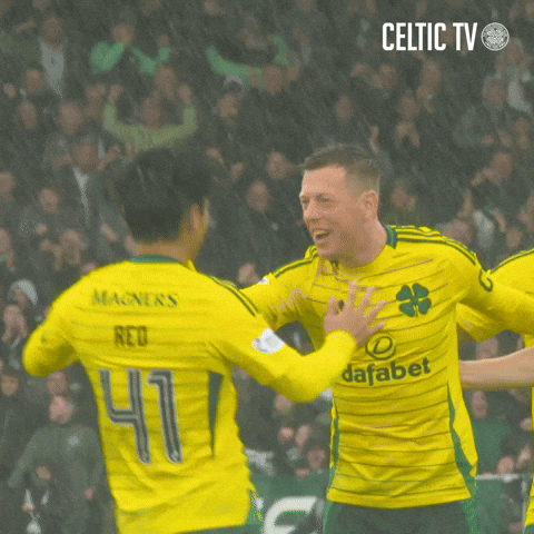 Celebration Hug GIF by Celtic Football Club