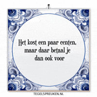 Nl Geld GIF by Tegelspreuken.nl
