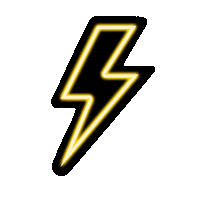 Neon Flash Sticker by Hotel Belmont