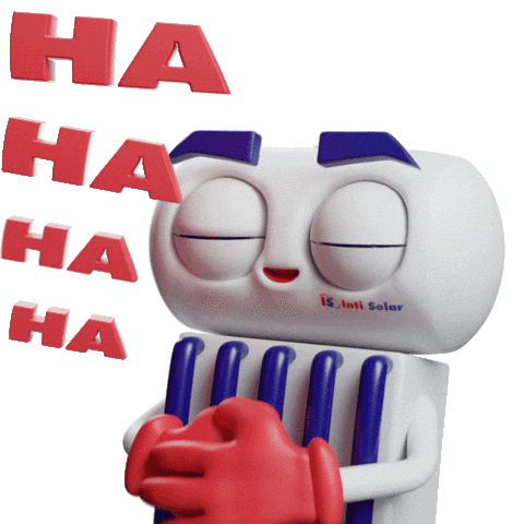 3D Laughing Sticker