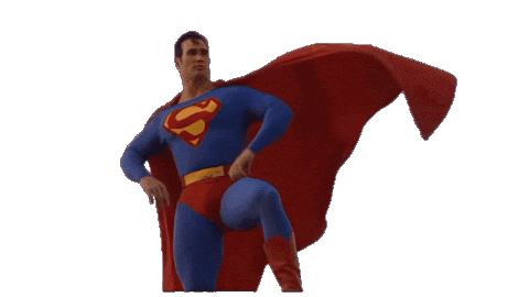 Superman Sticker by Mike O'Hearn