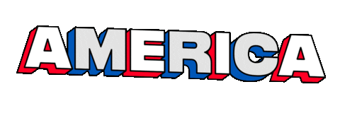 Celebrate United States Sticker by Mat Voyce
