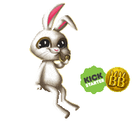 money bunny Sticker