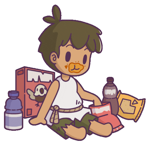 Hungry Snacks Sticker by Castaways