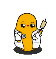 Doctor Shot Sticker by lilpotates