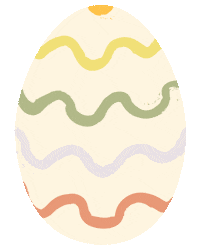 Chicken Easter Sticker